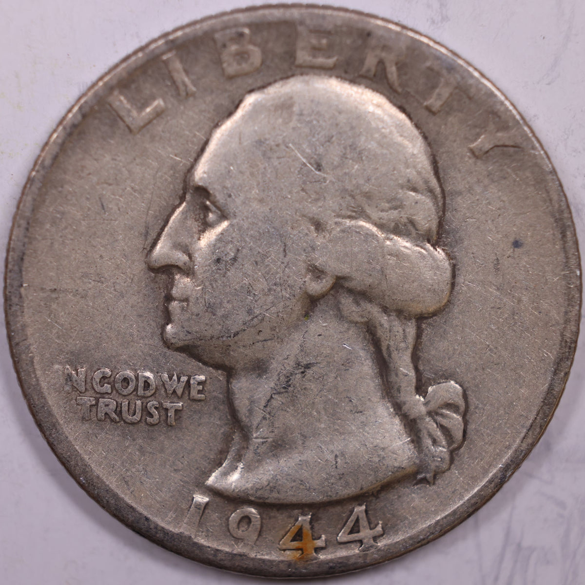 1944-D Washington Quarter, Very Good+ Circulated, Store #QR2226