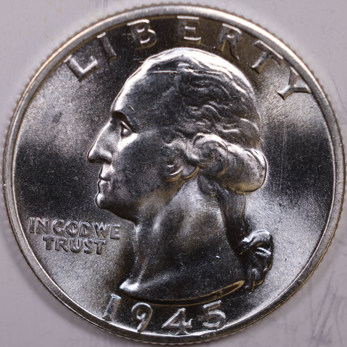 1945-D Washington Quarter, Mint State Uncirculated, Store #QR2227