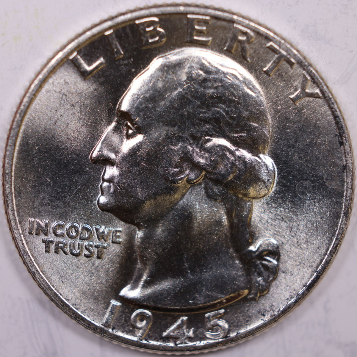 1945 Washington Quarter, Mint State Uncirculated, Store #QR2229