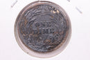 1909 Barber Silver Dime., V.F., Store Sale