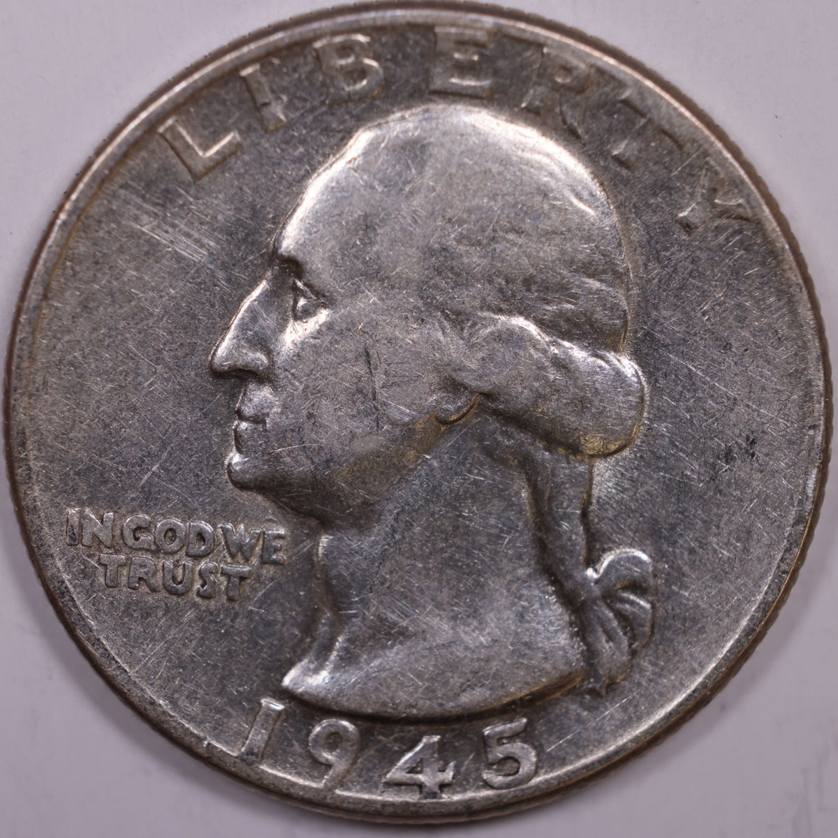 1945 Washington Quarter, Extra Fine+ Circulated, Store #QR2231