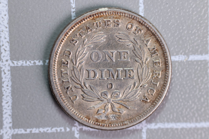 1840-O Seated Liberty Dime, No Drapery, Affordable Circulated Collectible Coin. Store