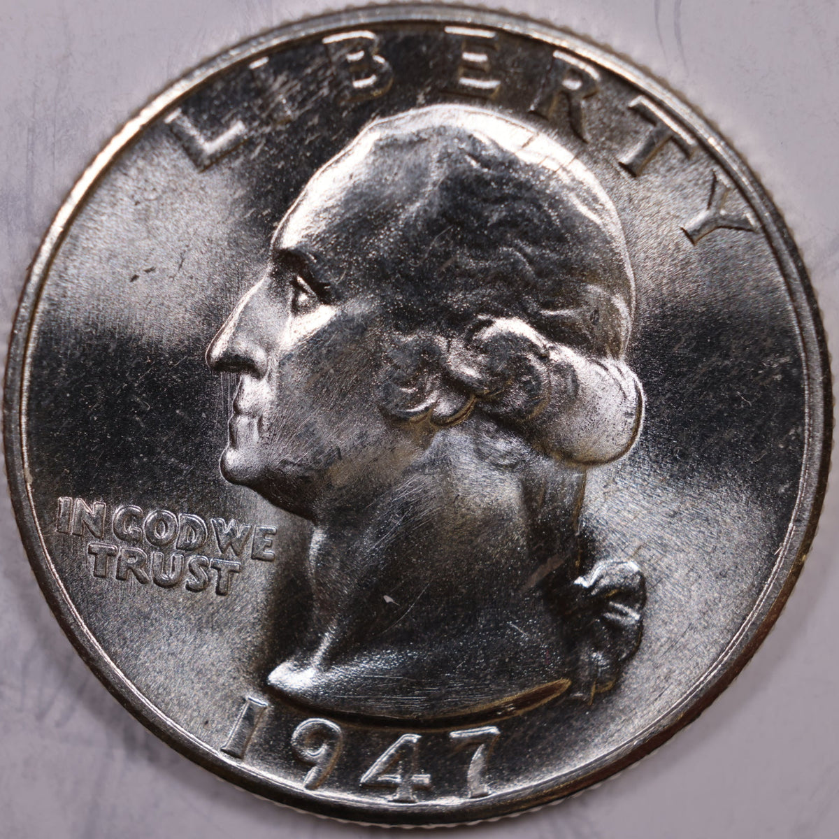 1947-D Washington Quarter, Mint State Uncirculated, Store #QR2235