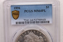 1896 Morgan Silver Dollar., PCGS MS-64, Proof Like., Store SALE