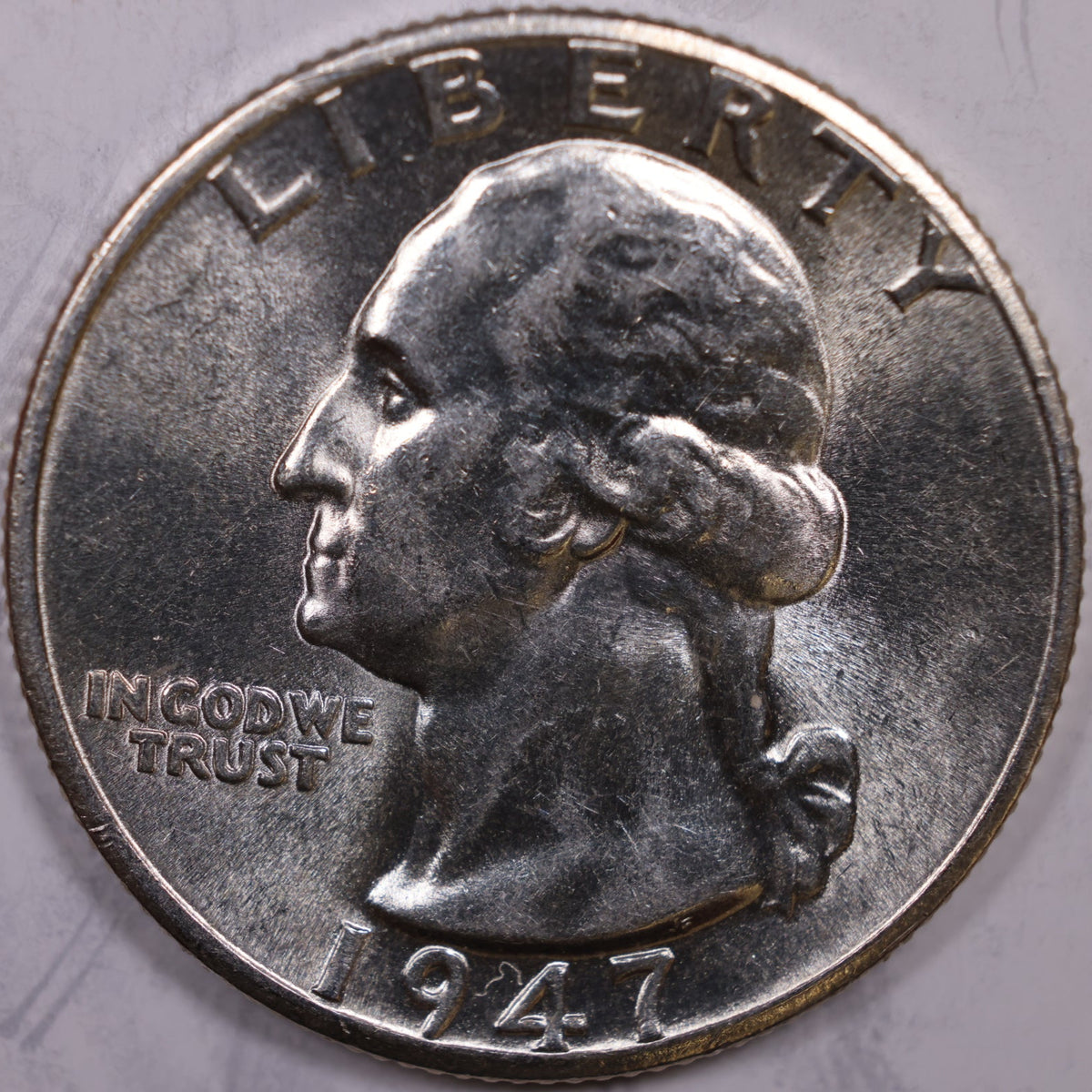 1947-D Washington Quarter, Mint State Uncirculated, Store #QR2236