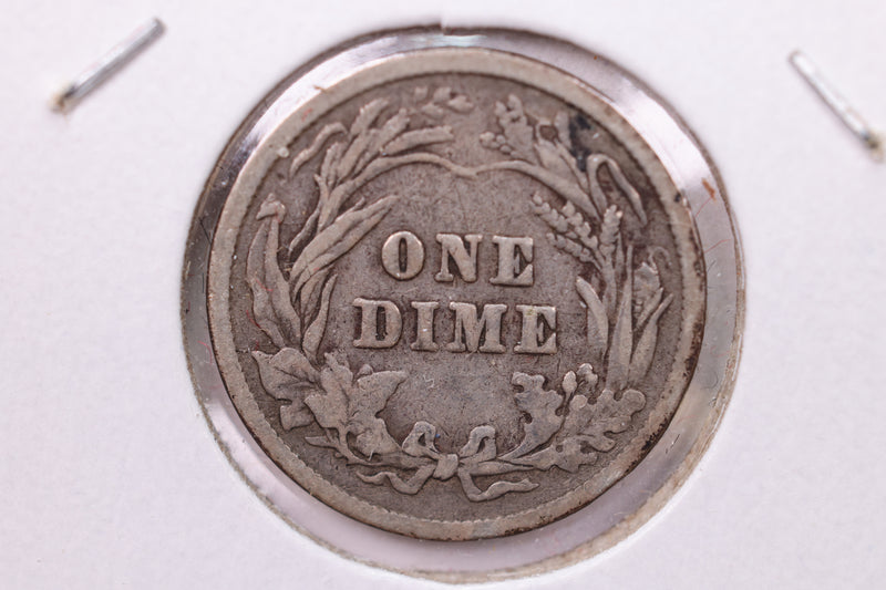1875 Seated Liberty Dime, Affordable Circulated Collectible Coin. Store