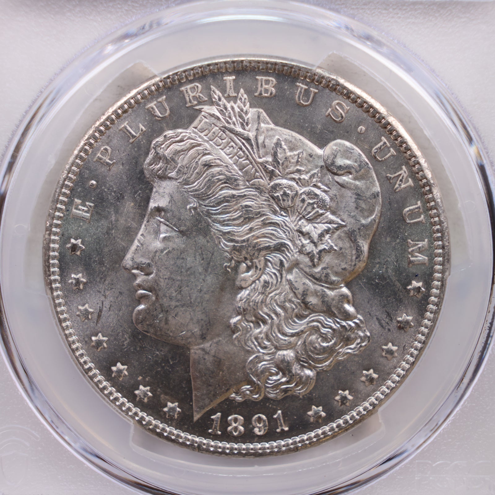 1891-CC Morgan Silver Dollar., PCGS MS-63, Nice Date., Store SALE #GDR0156.