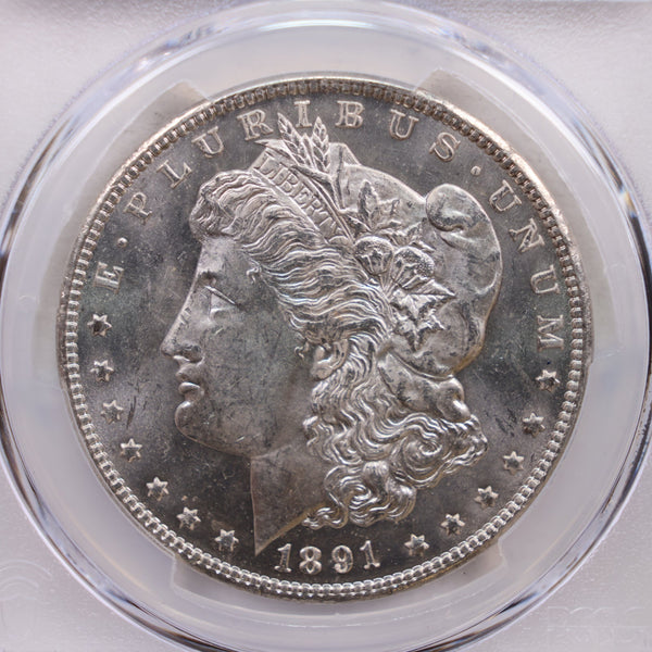 1891-CC Morgan Silver Dollar., PCGS MS-63, Nice Date., Store SALE #GDR0156.