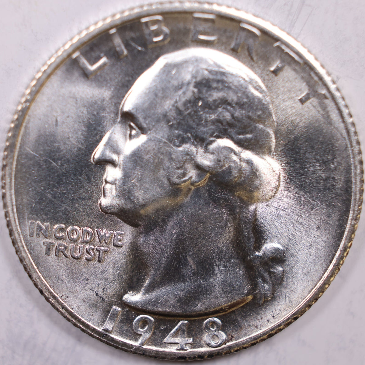 1948-S Washington Quarter, Mint State Uncirculated, Store #QR2238