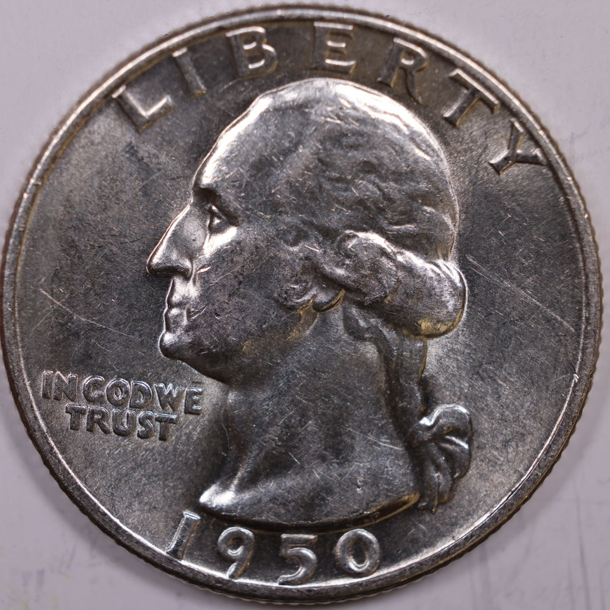1950-D Washington Quarter, Mint State Uncirculated, Store #QR2243