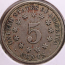 1873 Shield Nickel, Very Good Circulated Coin, Store