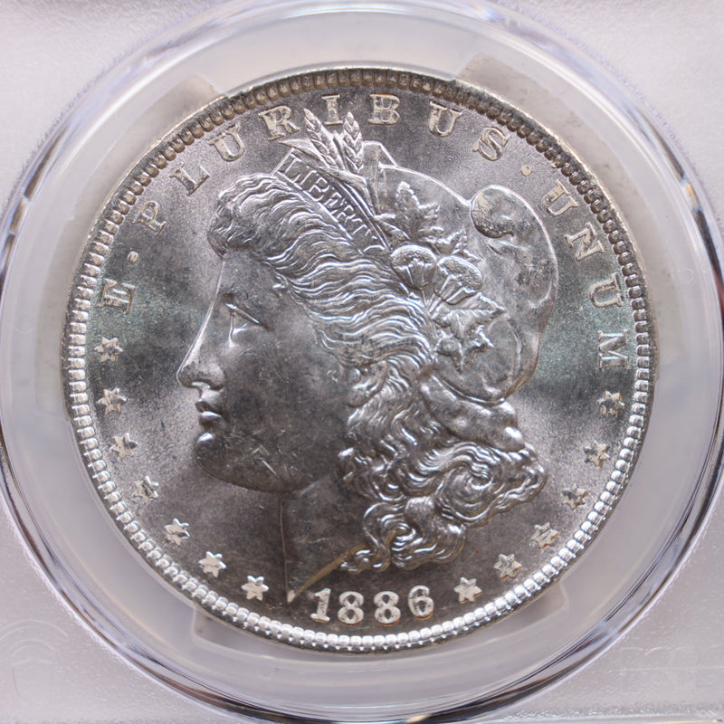 1886 Morgan Silver Dollar., PCGS MS-65., Store SALE