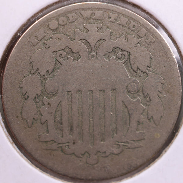 1883 Shield Nickel, About Good Circulated Coin, Store #NL017