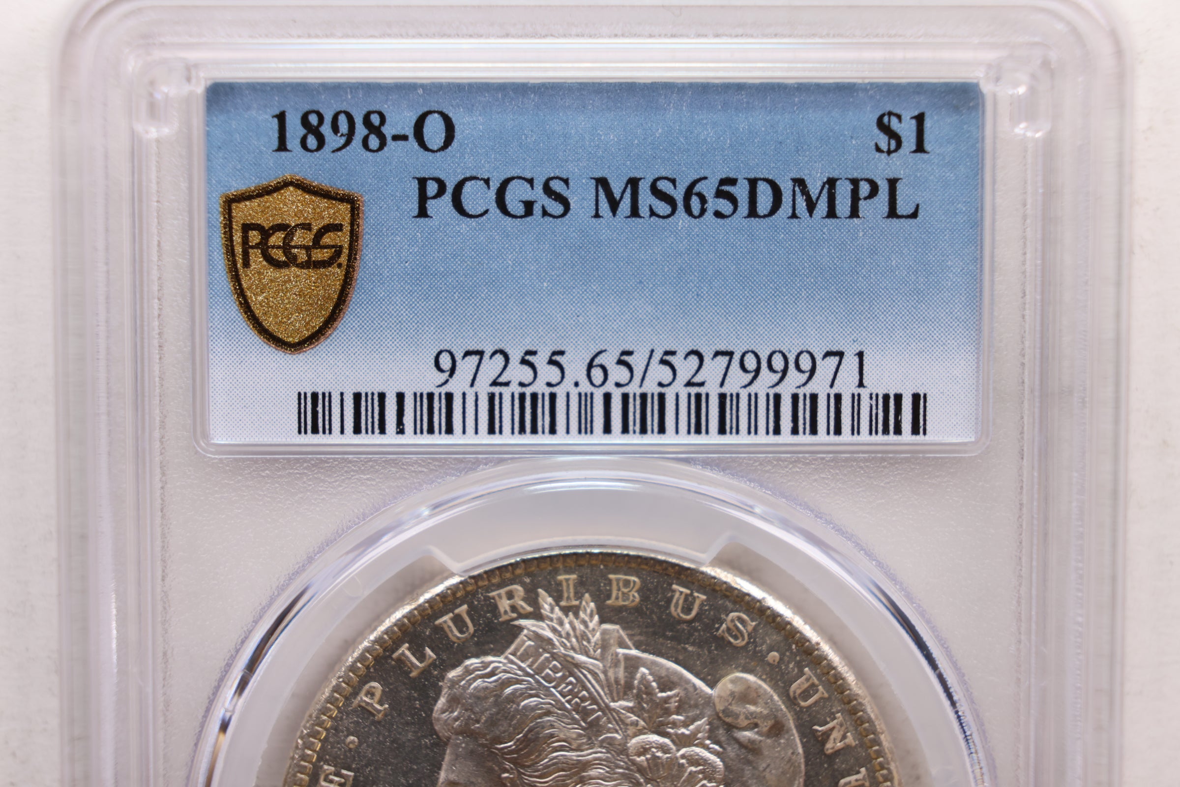 1898-O Morgan Silver Dollar., PCGS MS-65, D.M.P.L., Store SALE #GDR0163.