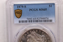1879-S Morgan Silver Dollar., PCGS MS-65., Store SALE