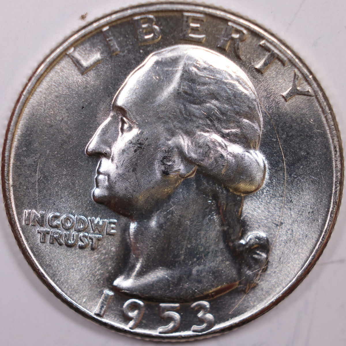 1953 Washington Quarter, Mint State Uncirculated, Store #QR2255