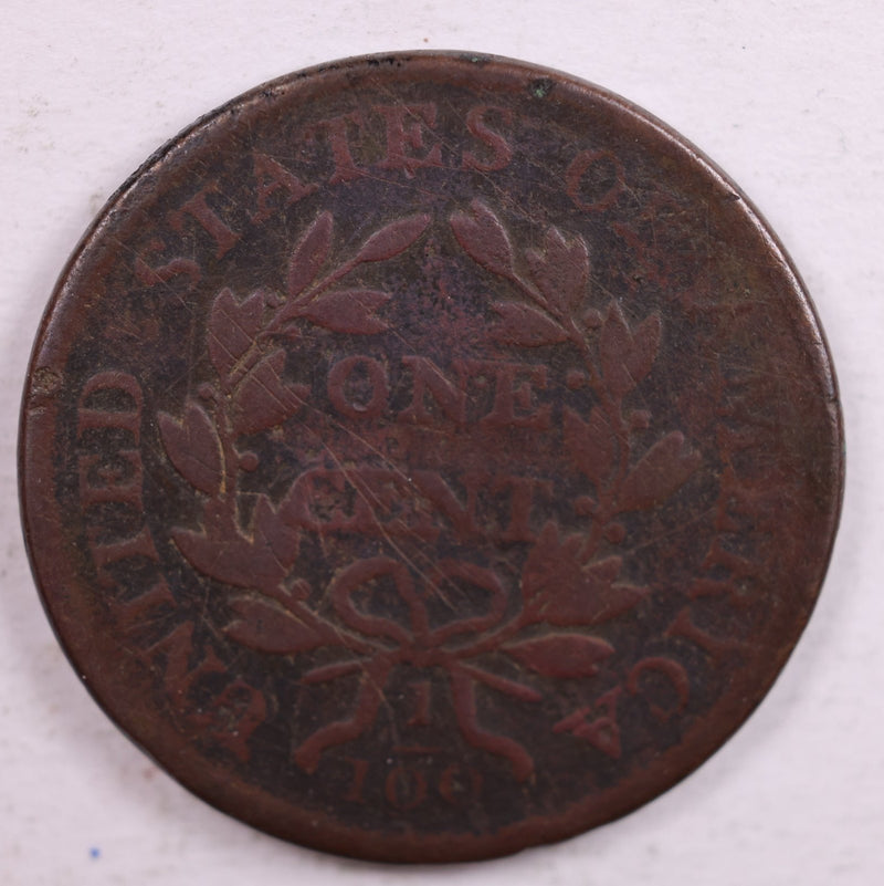 1803 Draped Bust., Large Cent., Very Good Details Coin., Store Sale
