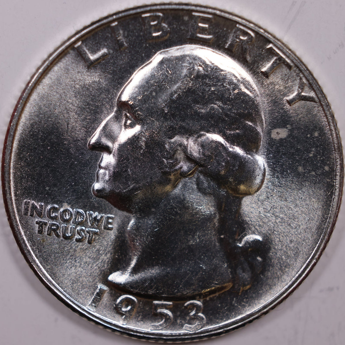1953-S Washington Quarter, Mint State Uncirculated, Store #QR2257