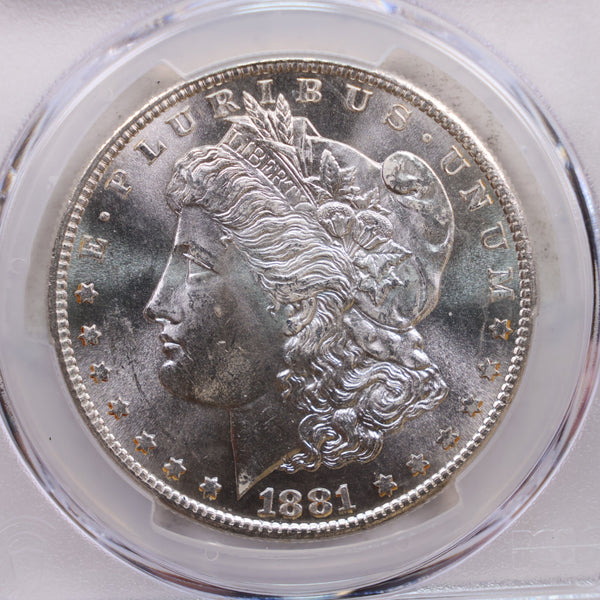 1881-S Morgan Silver Dollar., PCGS MS-64., Store SALE #GDR0170.