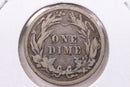 1910 Barber Silver Dime., V.G., Store Sale