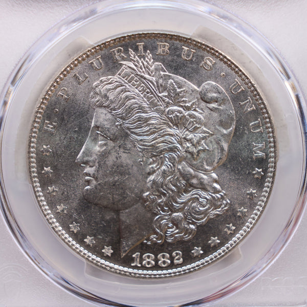 1882 Morgan Silver Dollar., PCGS MS-63., Store SALE #GDR0172.