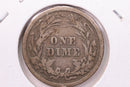 1910 Barber Silver Dime., V.G., Store Sale