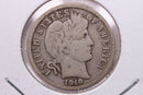 1910-D Barber Silver Dime., V.F., Store Sale