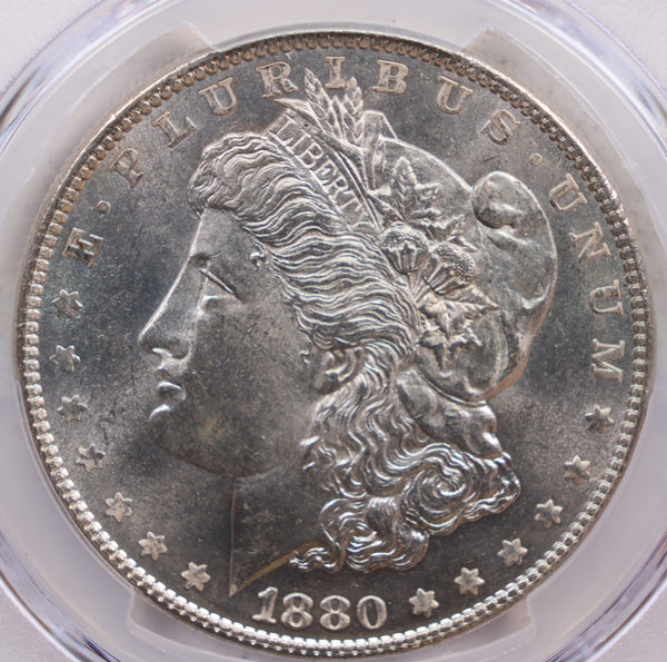 1880 Morgan Silver Dollar., PCGS MS-63., Store SALE #GDR0175.