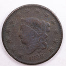 1828 Matron Head Large Cent, Fine Details, Circulated Coin, Store