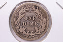1910-D Barber Silver Dime., Fine., Store Sale