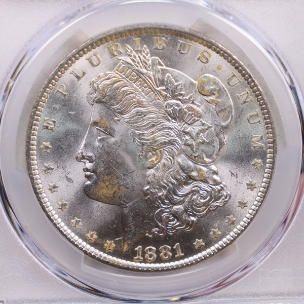 1881 Morgan Silver Dollar., PCGS MS-63., Store SALE #GDR0177.