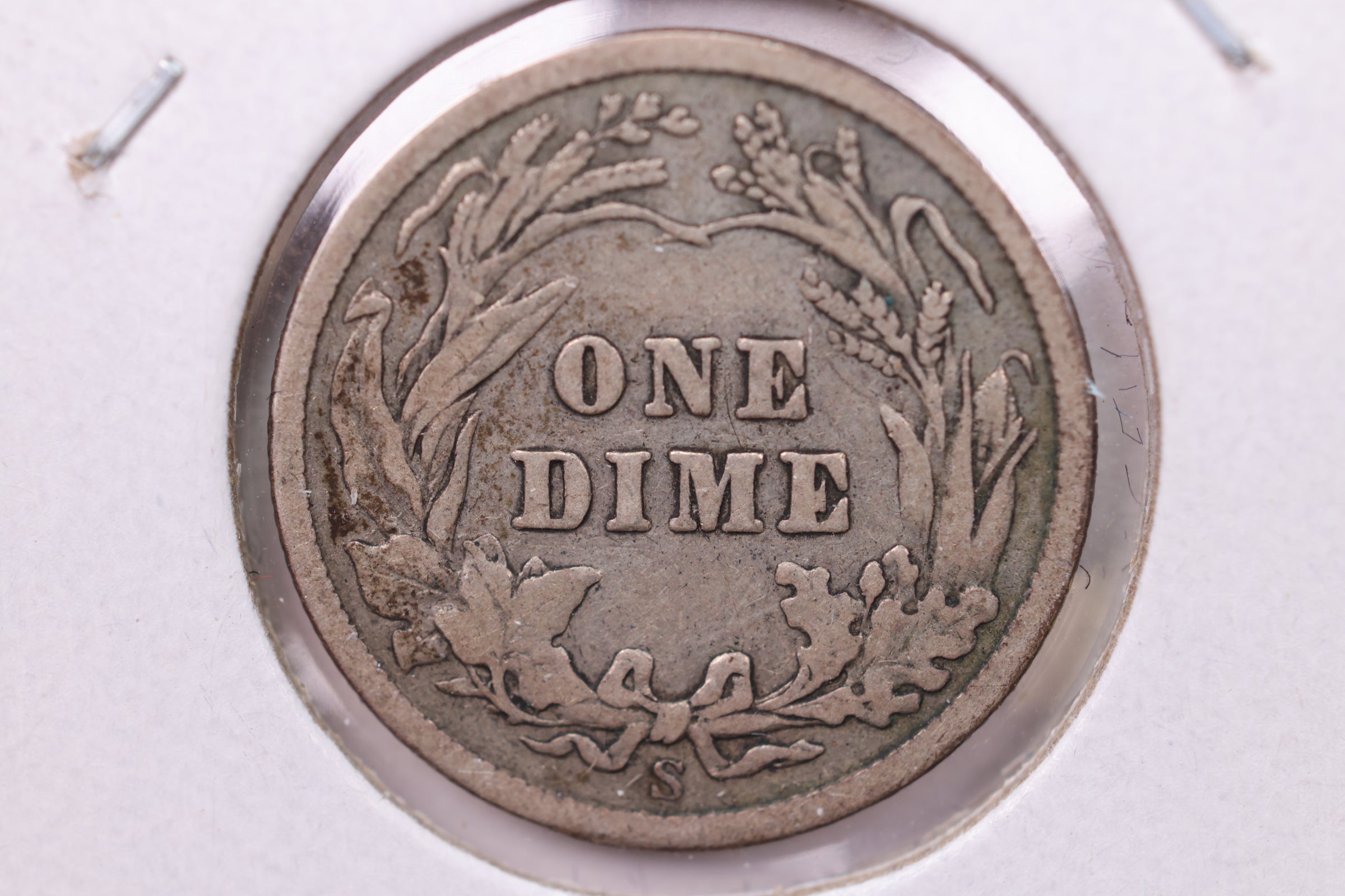 1910-S Barber Silver Dime., Fine., Store Sale #19566