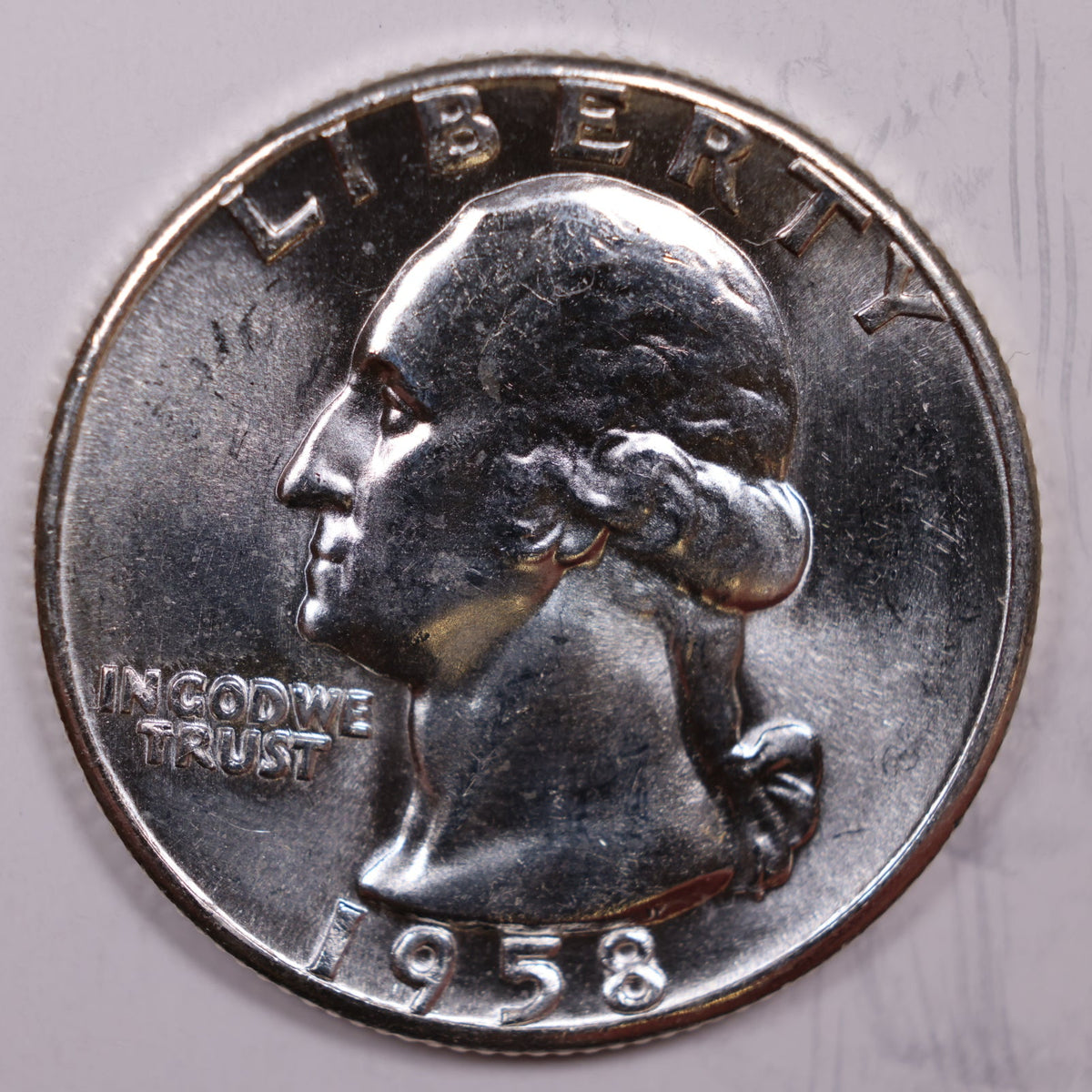 1958 Washington Quarter, Mint State Uncirculated, Store #QR2272