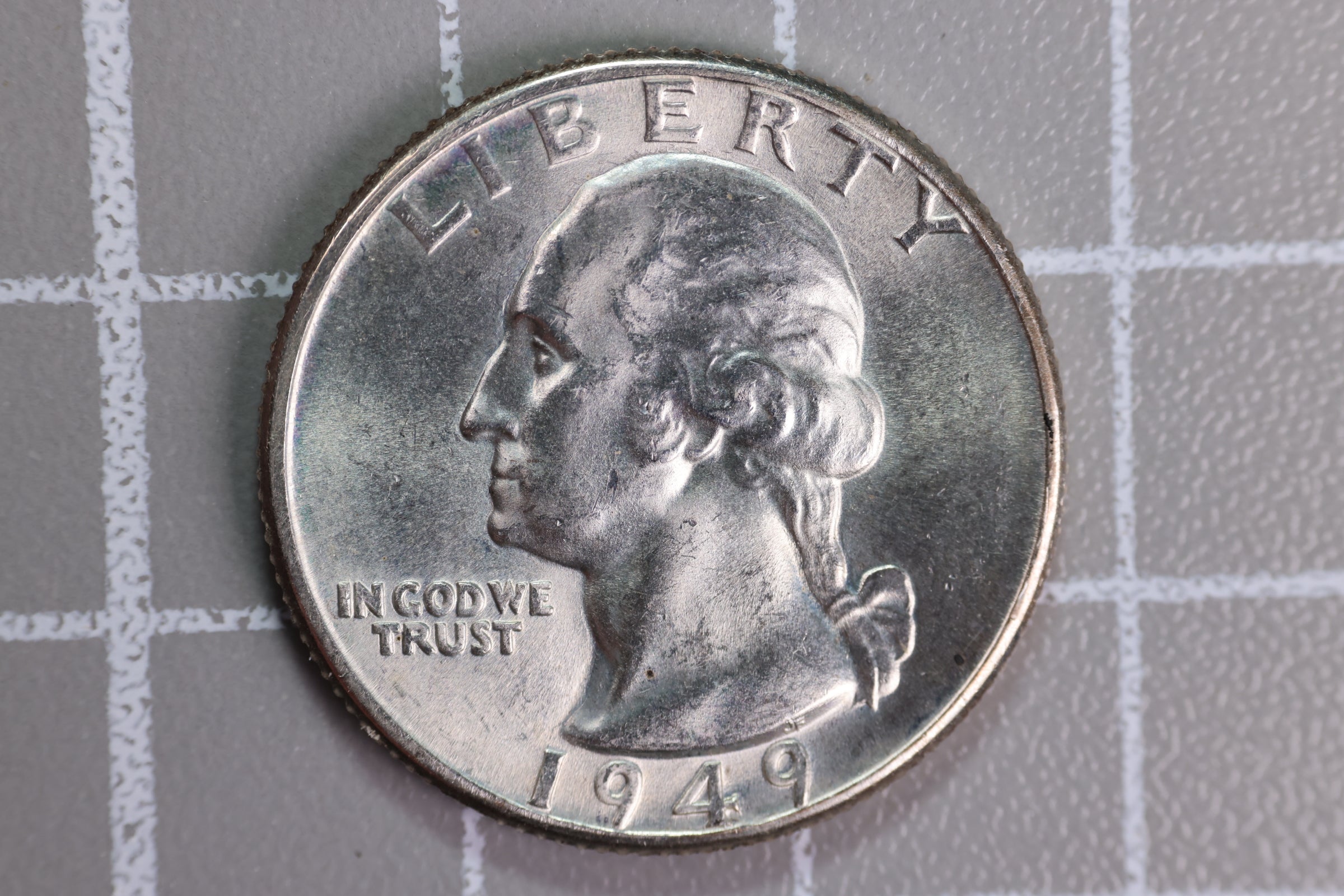 1949-D Washington Silver Quarter, Gem Brilliant Uncirculated, Store Sale#230727054