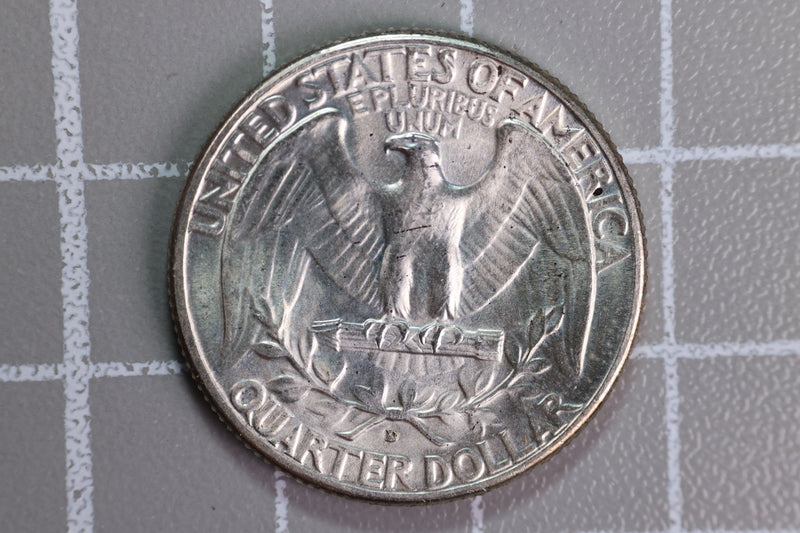 1949-D Washington Silver Quarter, Gem Brilliant Uncirculated, Store Sale