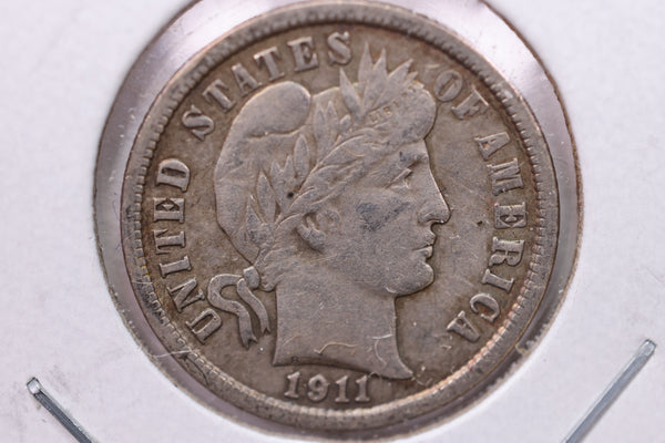 1911 Barber Silver Dime., X.F., Store Sale #19569