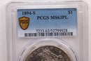 1894-S Morgan Silver Dollar., PCGS MS-63, Proof Like., Store SALE