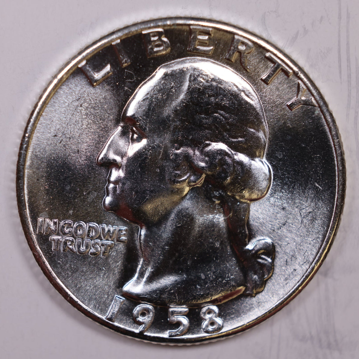 1958 Washington Quarter, Mint State Uncirculated, Store #QR2274