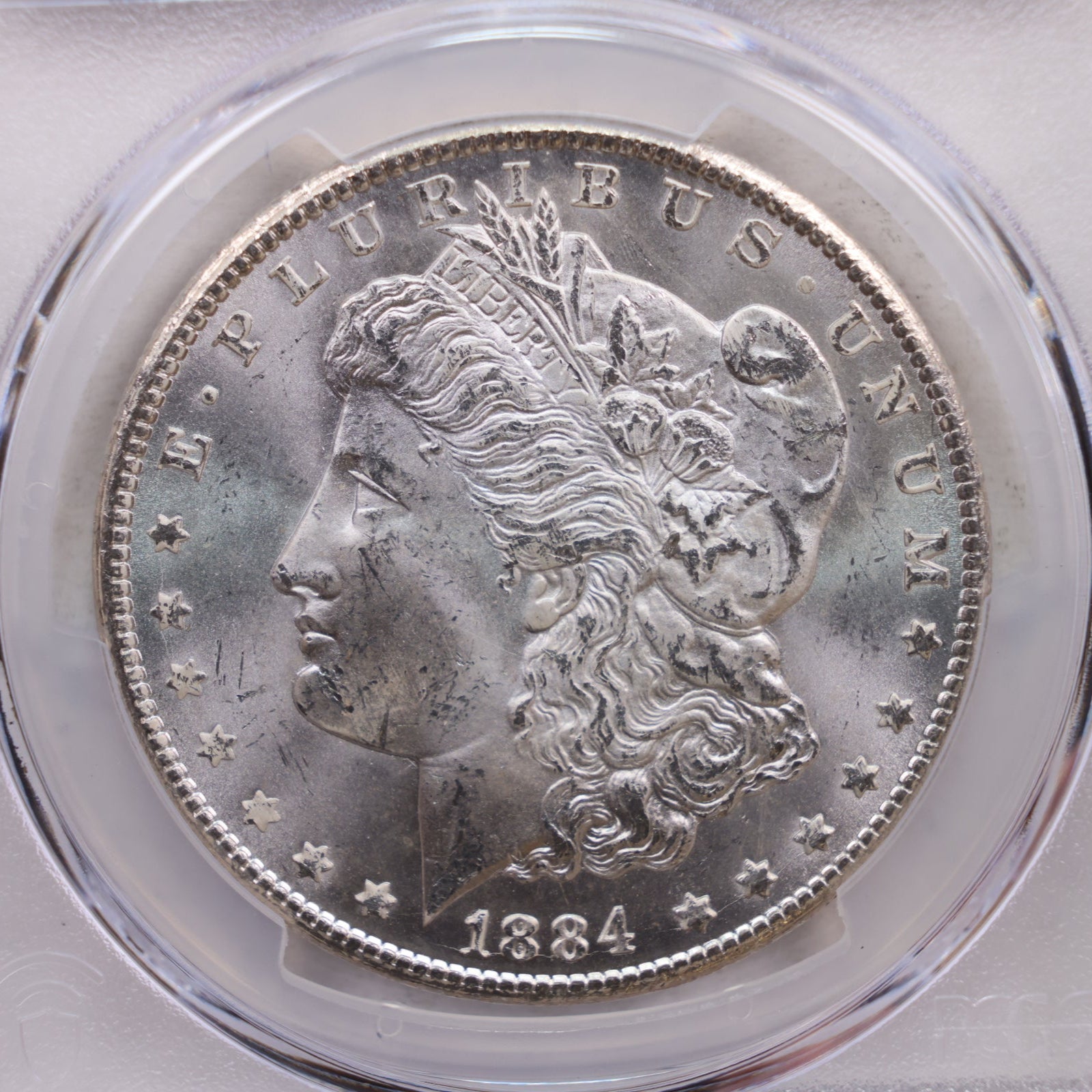 1884-CC Morgan Silver Dollar., PCGS MS-64, (GSA)., Store SALE #GDR0181.