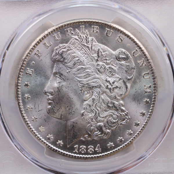 1884-CC Morgan Silver Dollar., PCGS MS-64, (GSA)., Store SALE #GDR0181.
