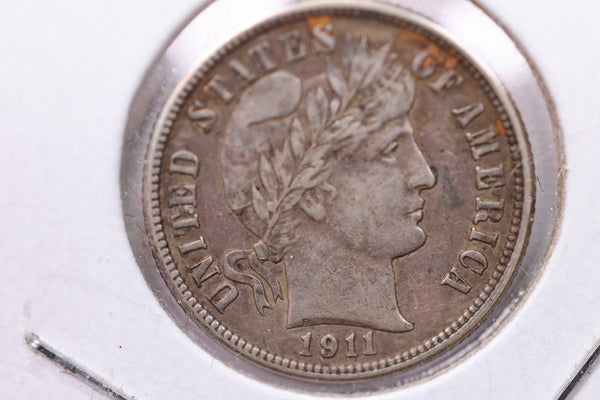 1911 Barber Silver Dime., X.F., Store Sale #19570