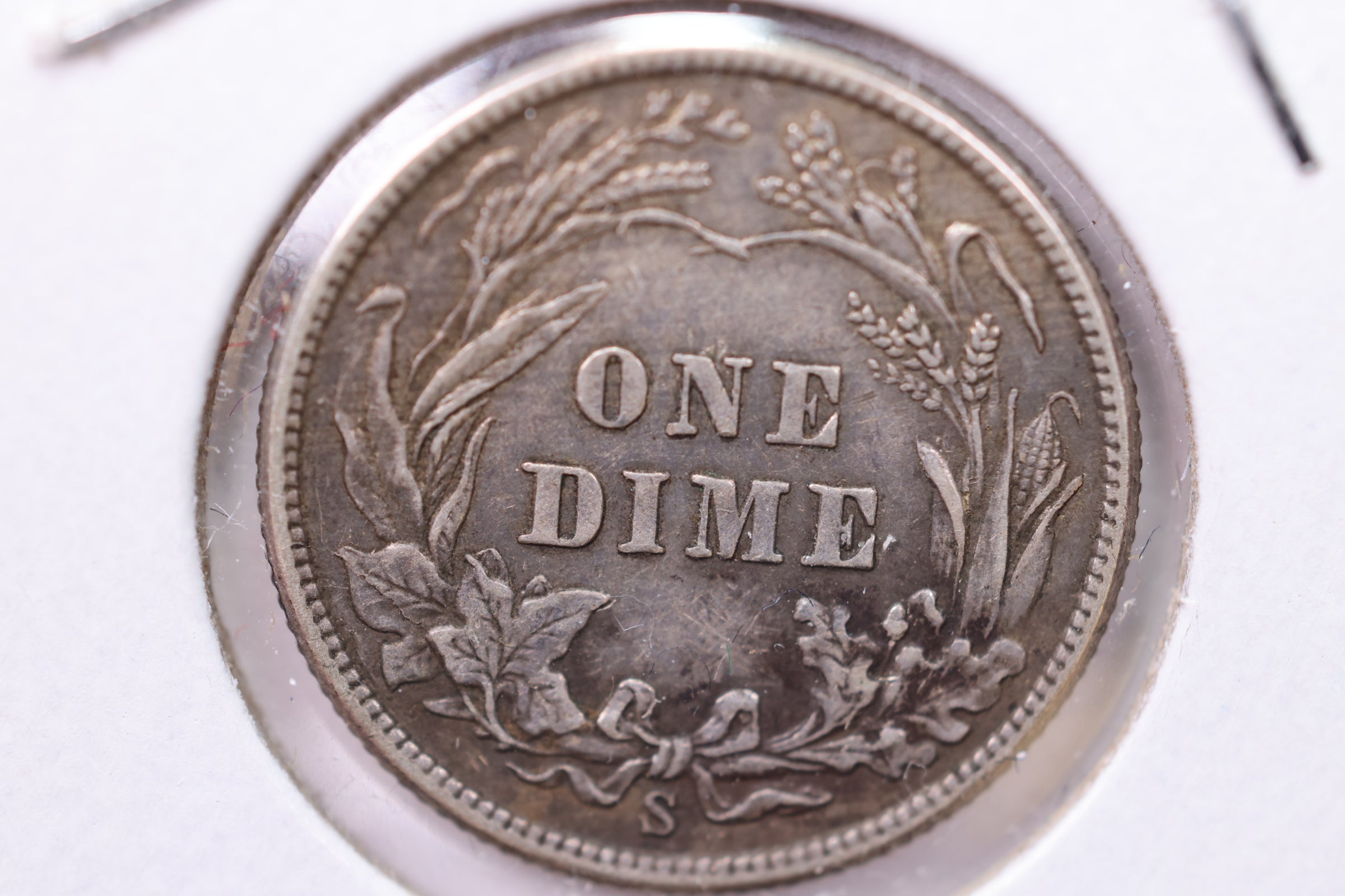 1911 Barber Silver Dime., X.F., Store Sale #19570