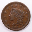 1839 Matron Head Large Cent, Very Fine Circulated Coin, Store