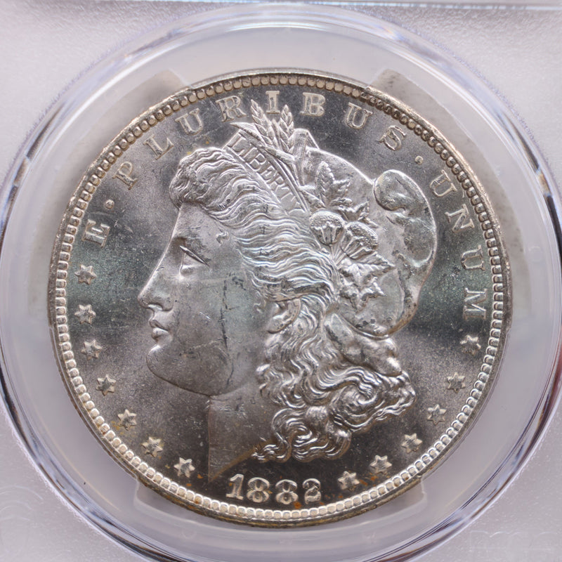 1882-CC Morgan Silver Dollar., PCGS MS-64., Store SALE