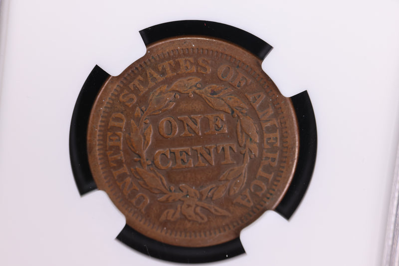 1851 Large Cent, Nice Eye Appeal. NGC Graded VF-30. Store