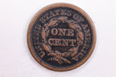 1846 Braided Hair Large Cent, Fine Circulated Coin, Store