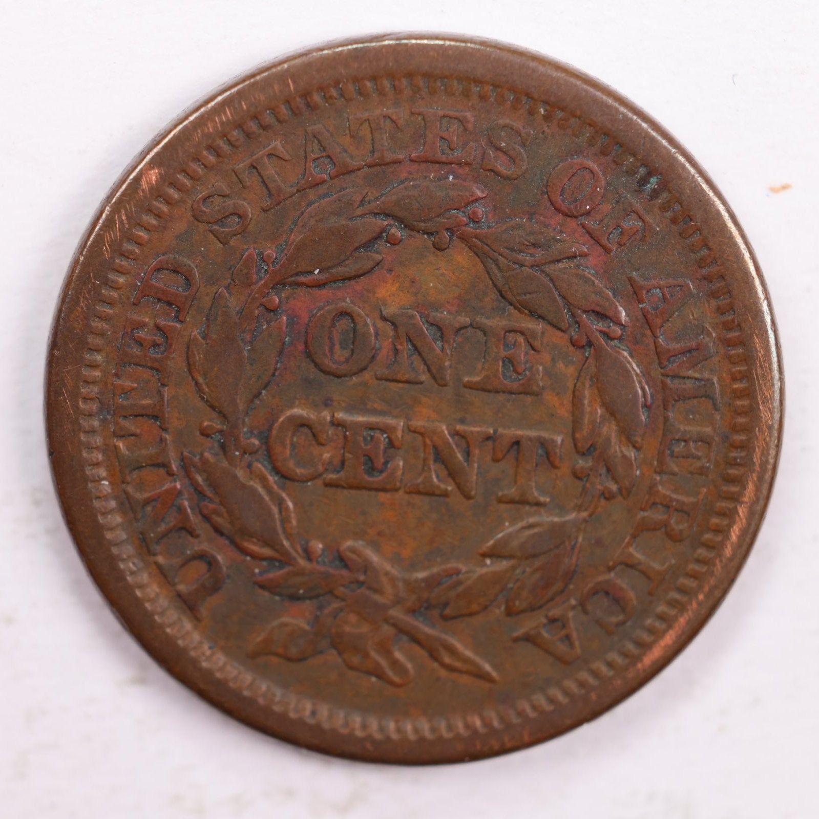 1846 Braided Hair Large Cent, Very Fine Circulated Coin, Store #CT0040