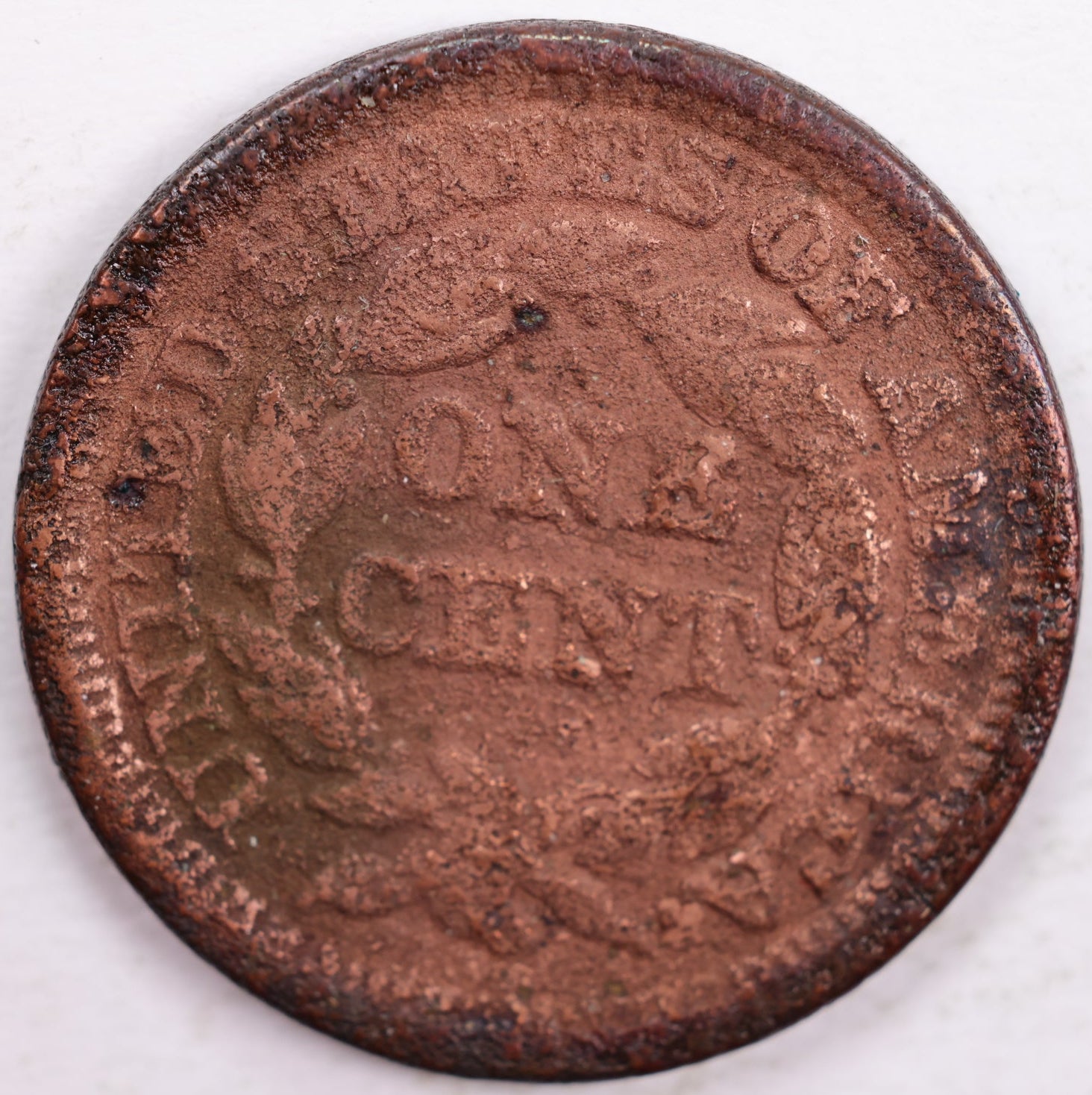 1847 Braided Hair Large Cent, Very Good Circulated Coin, Store #CT0042