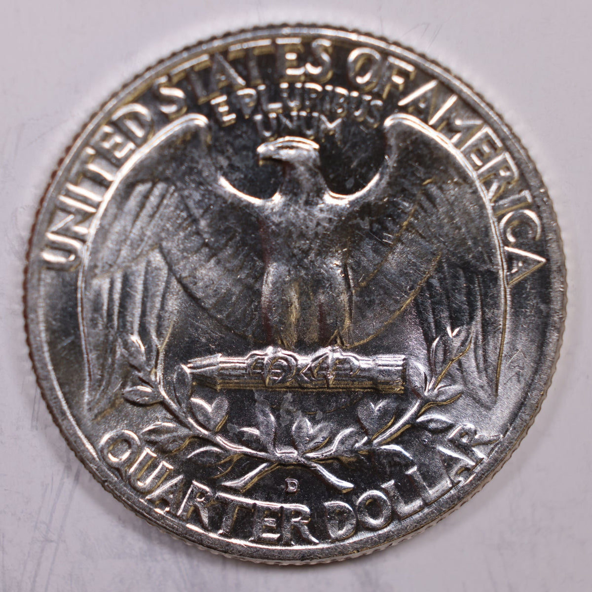 1962-D Washington Quarter, Mint State Uncirculated, Store #QR2283