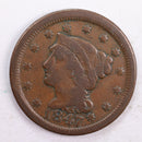 1847 Braided Hair Large Cent, Fine Circulated Coin, Store